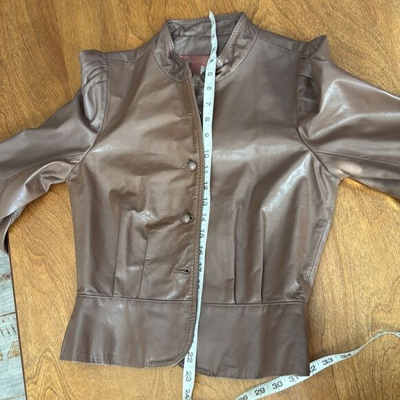 High Sierra Cocoa Brown Leather Jacket - Picture 12 of 14